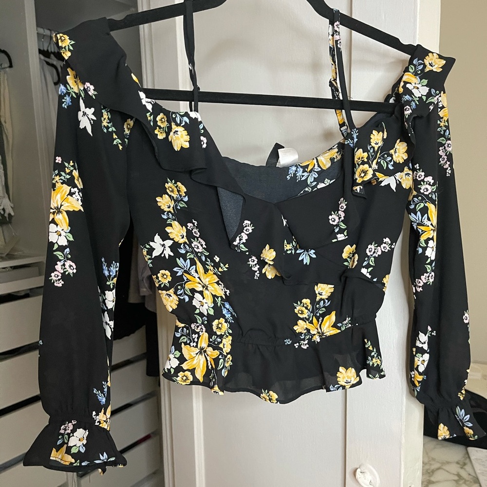 H&M floral blouse